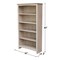 International Concepts Shaker Bookcase, 60"H, Washed Gray Taupe SH09-3226A - alternate 4